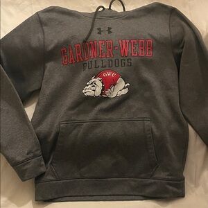 Under Armour Gray Gardner-Webb Bulldogs Hoodie size M